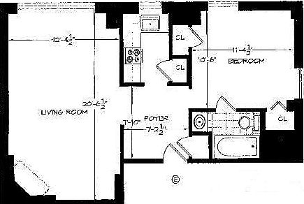 2nd image of 41 W 58th St APT 3E