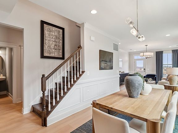 The dining area of the Northgate by Brookfield Residential.