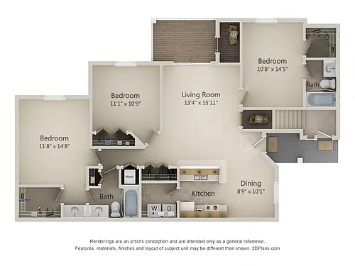 Floor plan 3K-Sunset Series