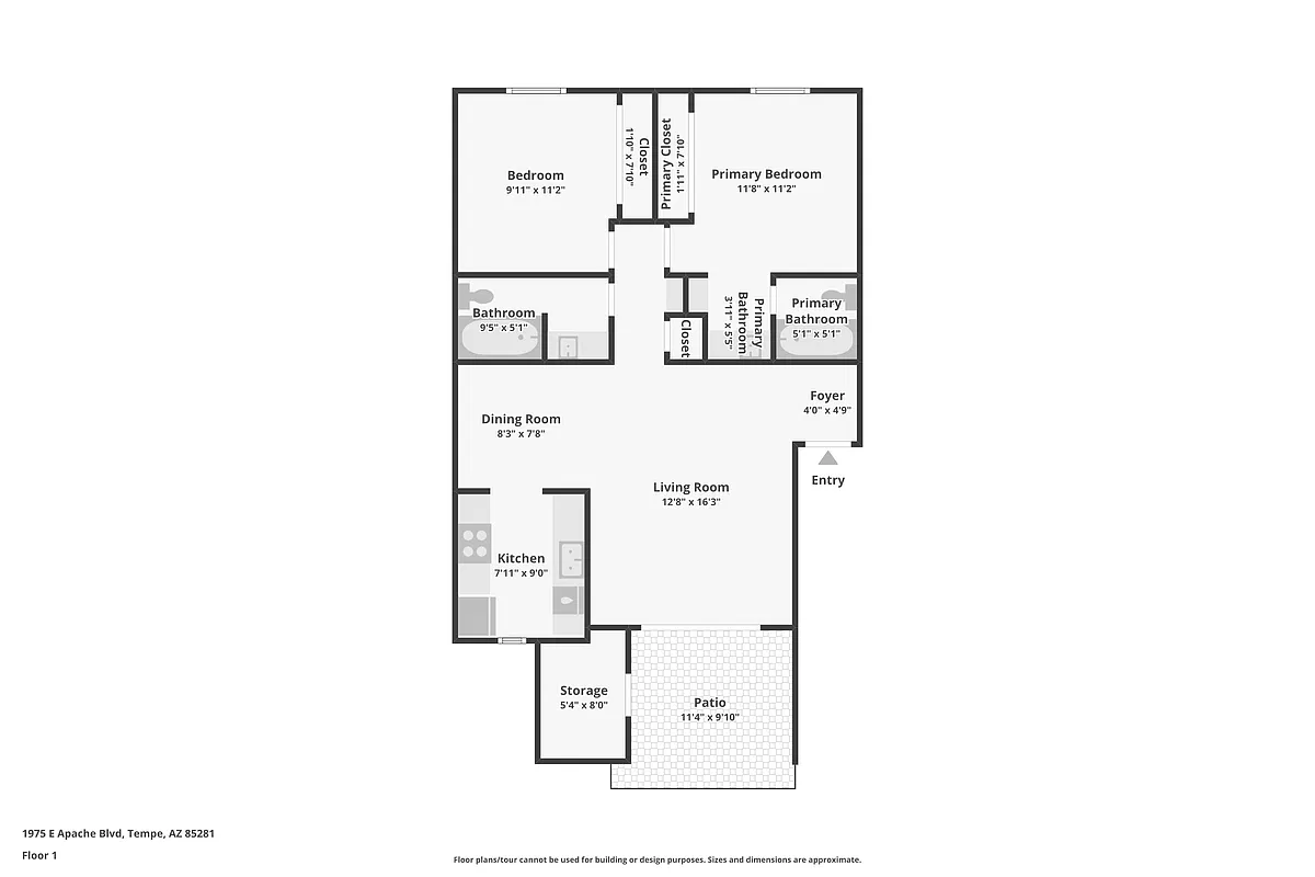 Floor plan 2 Bedroom