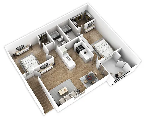 Floor plan B3