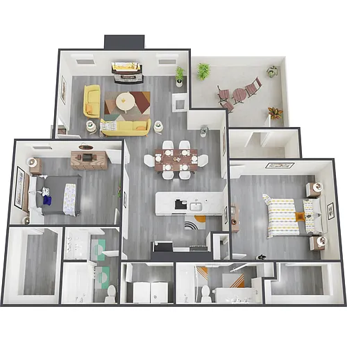 Floor plan B3