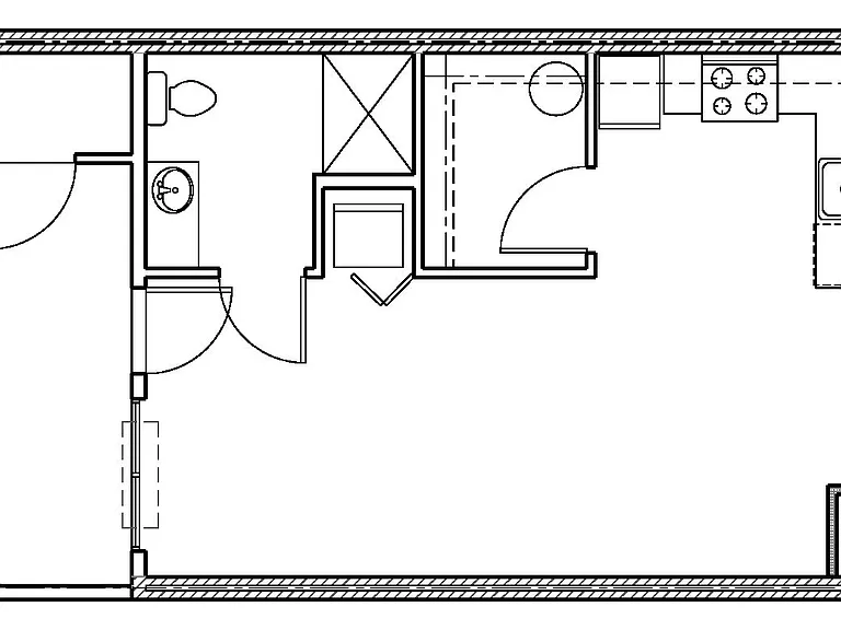 Studio floor plan The McKenzie