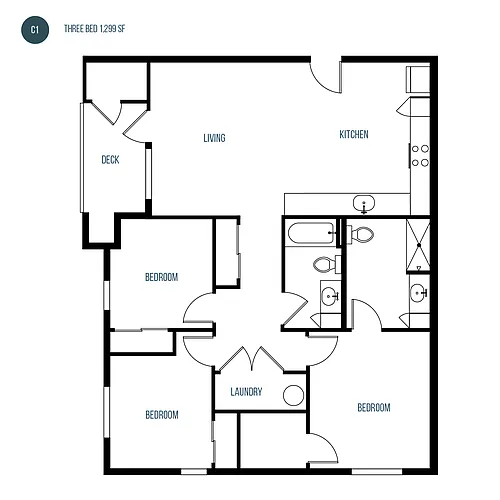 Floor plan C1
