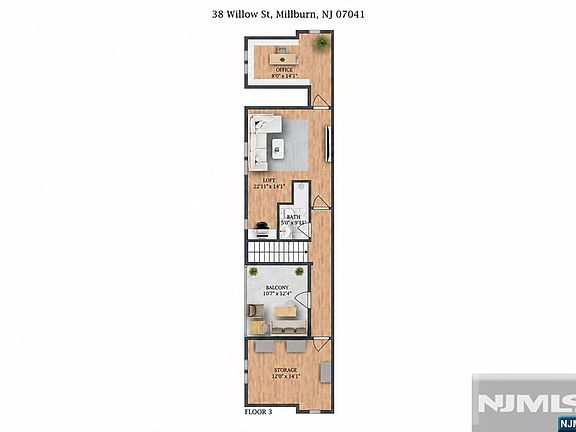 3rd image of 38A Willow Street