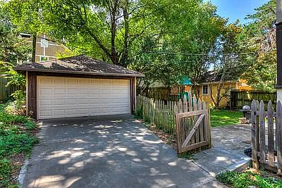 Fenced back yard. 2 car garage with openers and keypad opener.