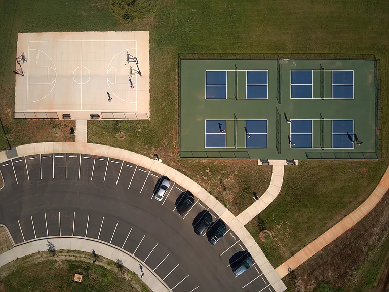 Brand new basketball and pickleball at Ezell Park