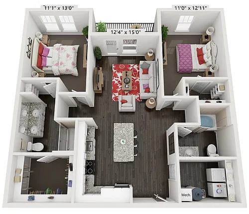 Floor plan B1