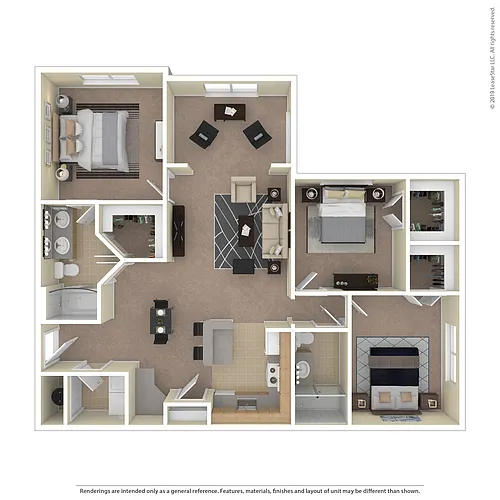 Floor plan Cypress Sunroom