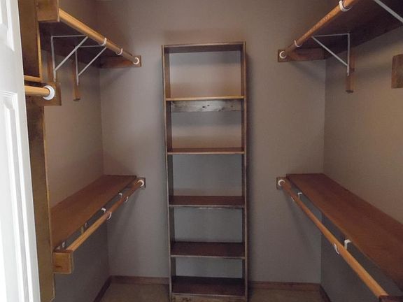 Master walk-in closet