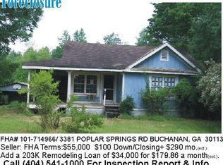3381 Poplar Springs Rd, Buchanan, GA 30113