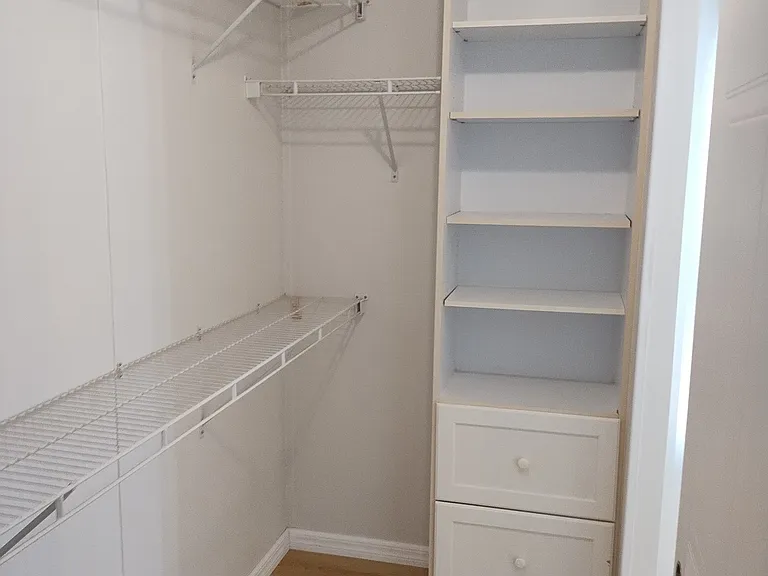 Master bedroom closet. Massive !