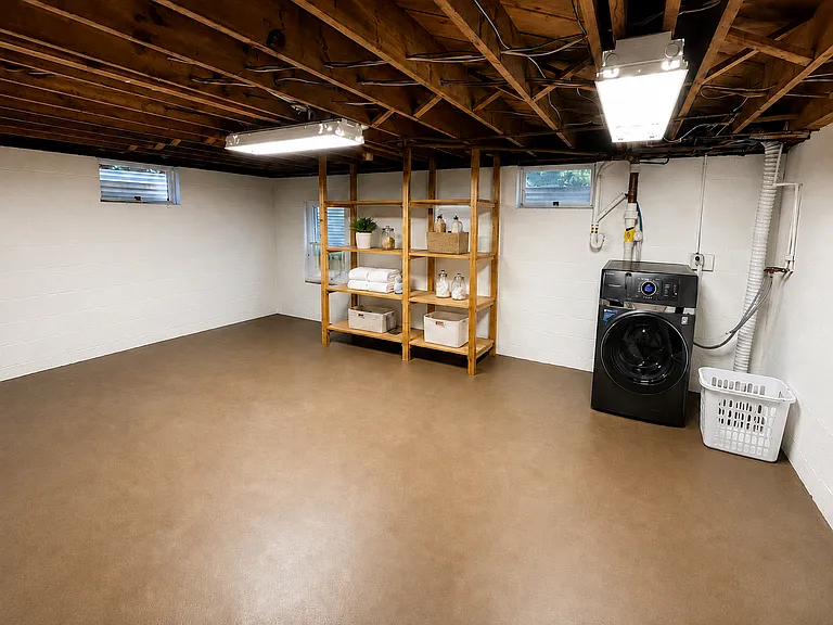 Gigantic laundry room