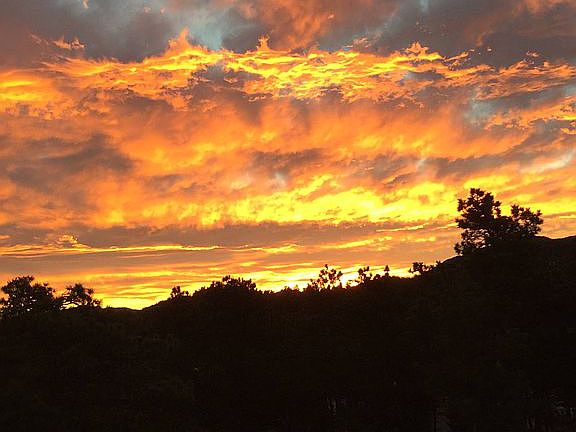 Great sunrise bedroom deck