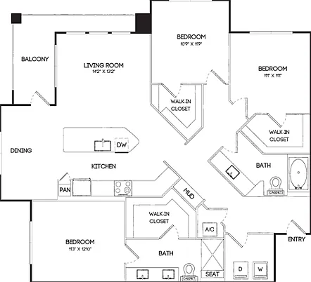 C1 | 3x2 | 1412 sf C1 | 3x2 | 1412 sf