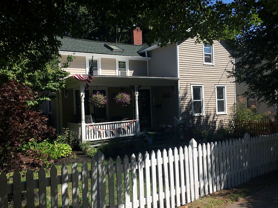 Front porch and picket fence