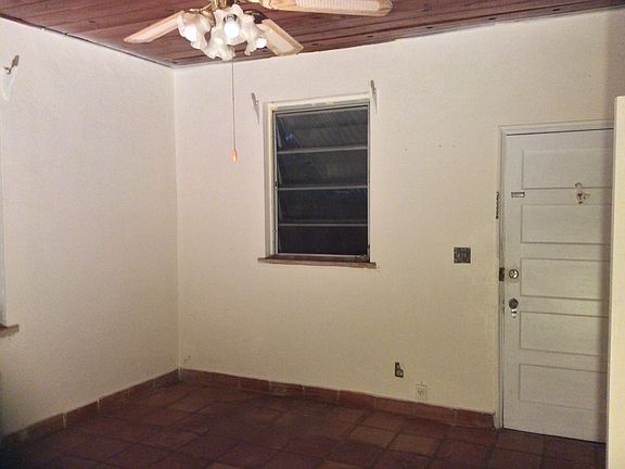 View of entrance door.