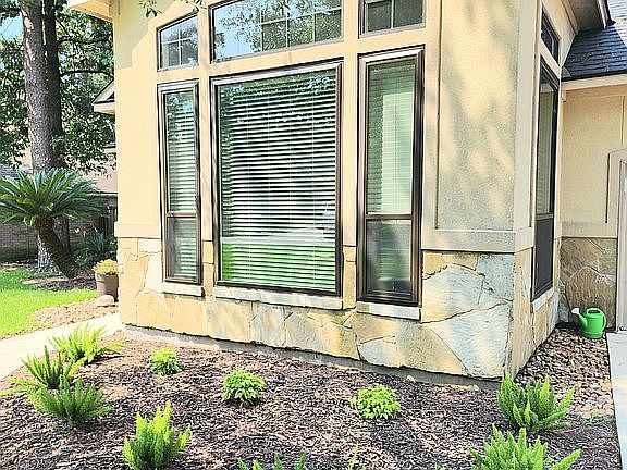 New fresh landscaping