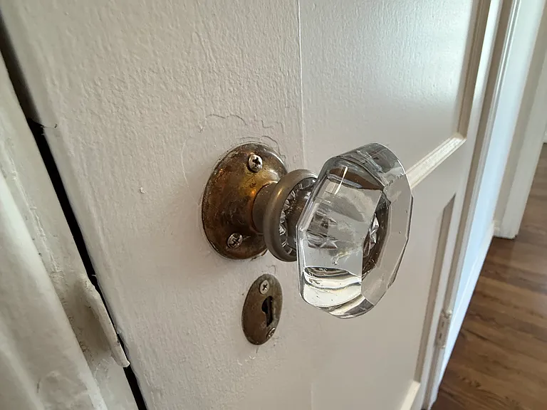 Restored Vintage Hardware throughout unit