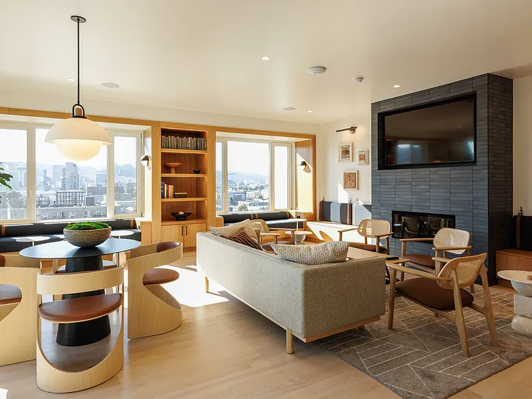 Rooftop deck with sweeping views
