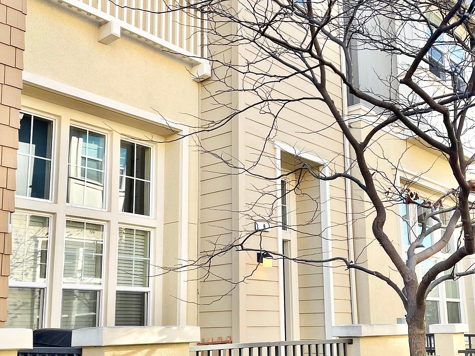 Front of house with patio