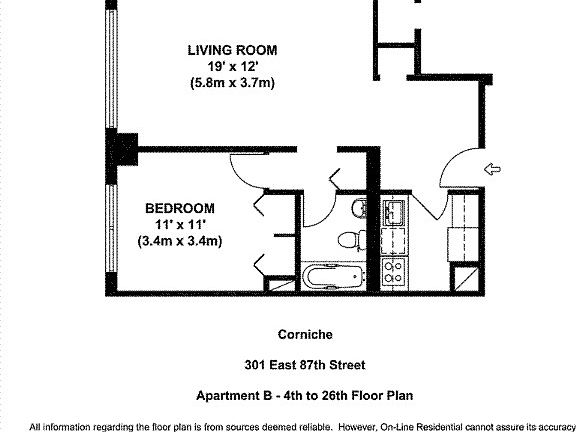 3rd image of 301 E 87th St APT 23B