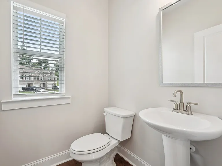 Half bathroom on the 1st floor