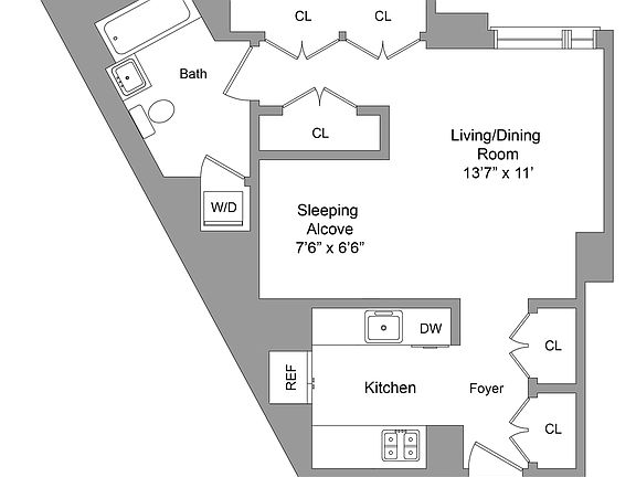 2nd image of 450 W 17th St APT 523