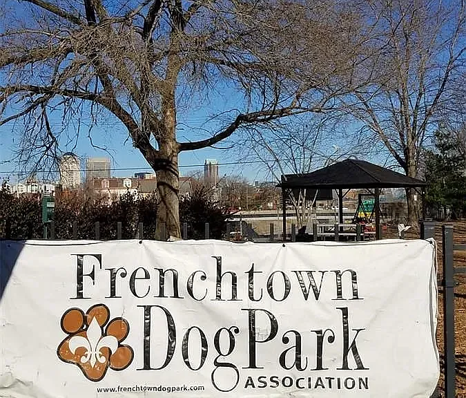Dog park next to the apartment.