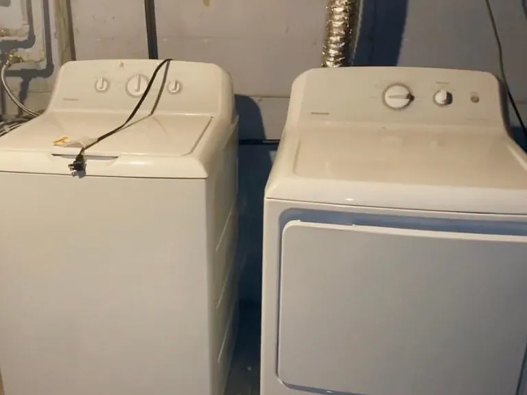 Washer and dryer