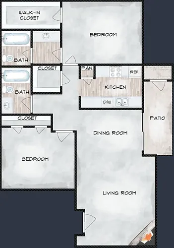 Floor plan B2