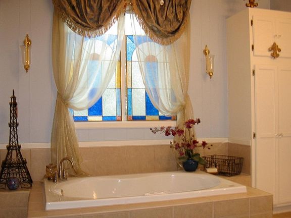 Jacuzzi in master suite.