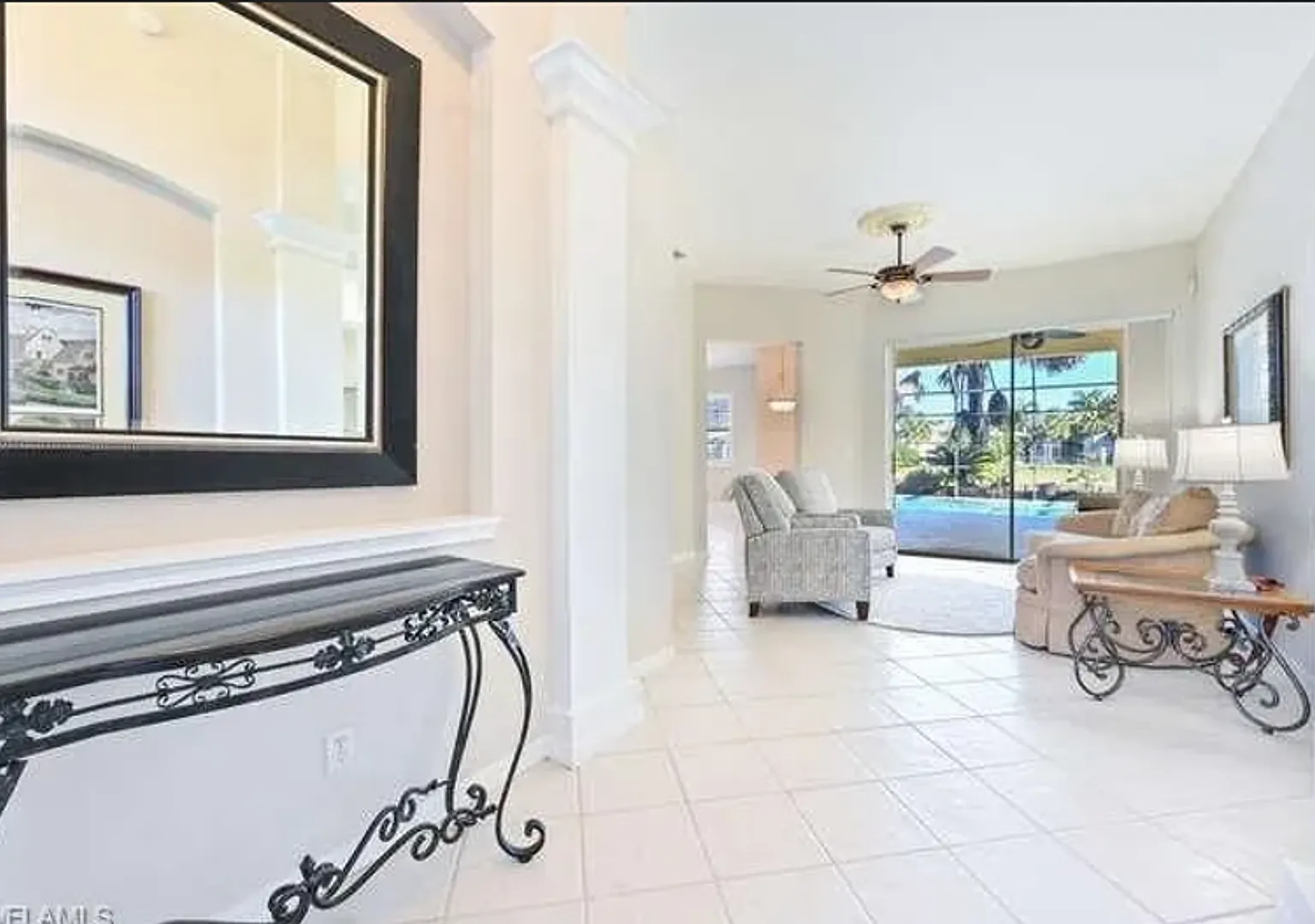 Lakefront 3 Bed + Den 2 bath home with pool and spa tub in Waterways of Naples Community — Photo 3