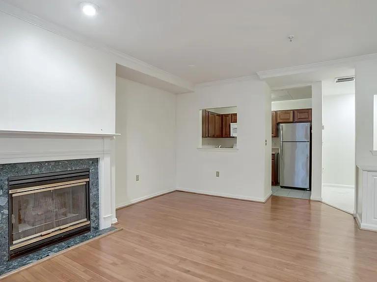 Partial of the living room, nook for dining, kitchen