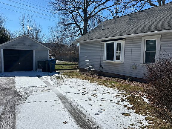 Garage and side of house
