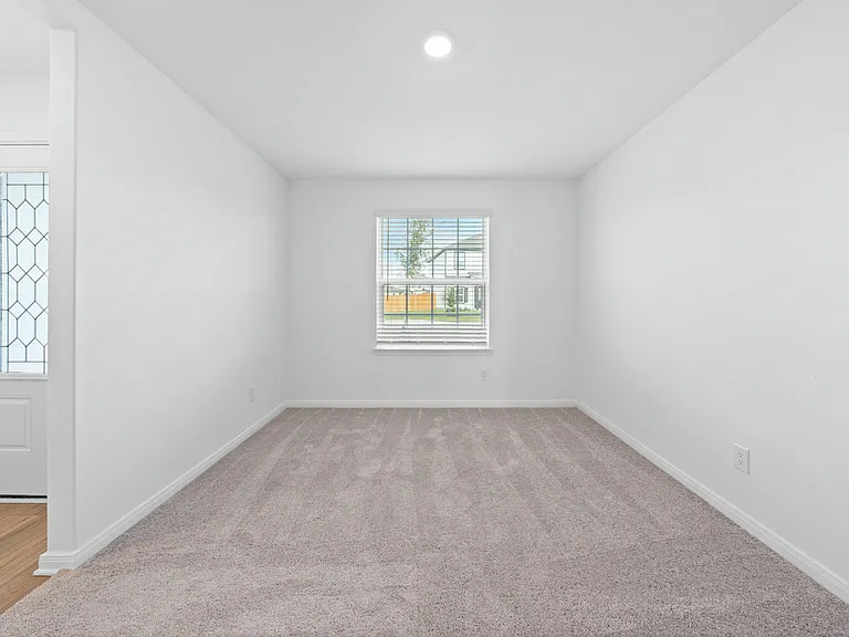 A separate dining room great for hosting.