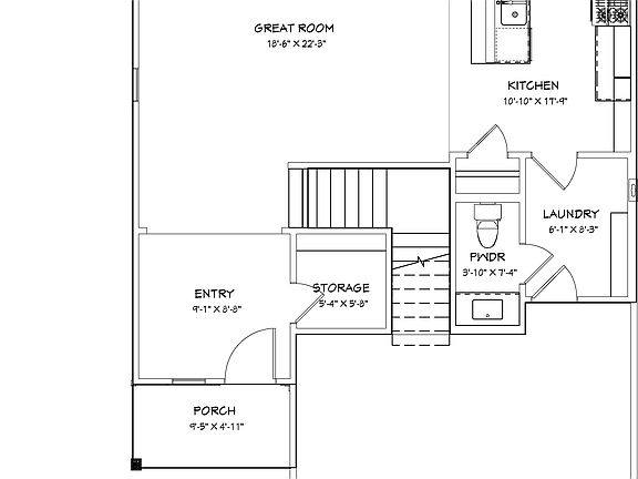 Juniper Floor Plan - 1st Floor