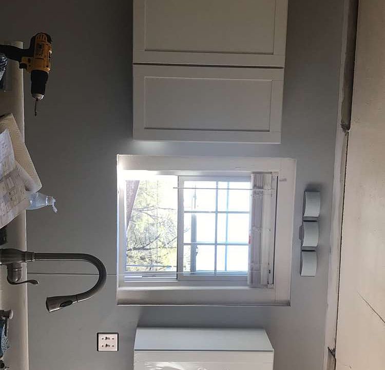 New cabinets