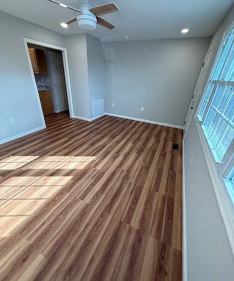 Natural light. One step into the apartment through the front door.