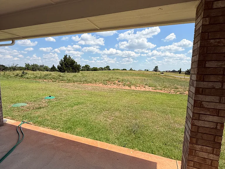 Covered Back Patio (Back Yard will be fenced)