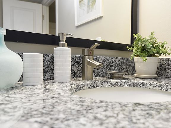 Experience sophistication with this modern bathroom vanity design.