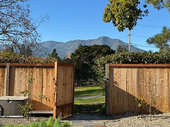 Freeman Park Just Outside Your Gate and Mt. Tam Views