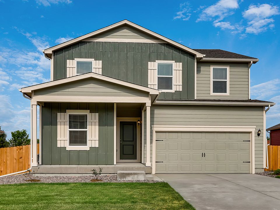The Harvard plan is a stunning two-story home at Hidden Creek.