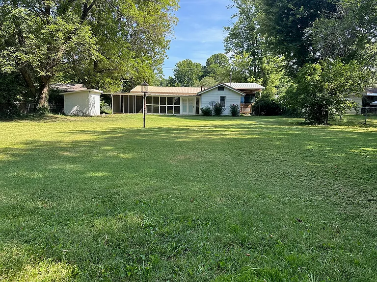 Back Yard & storage shed
