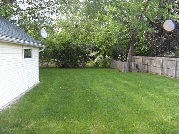 spacious private backyard