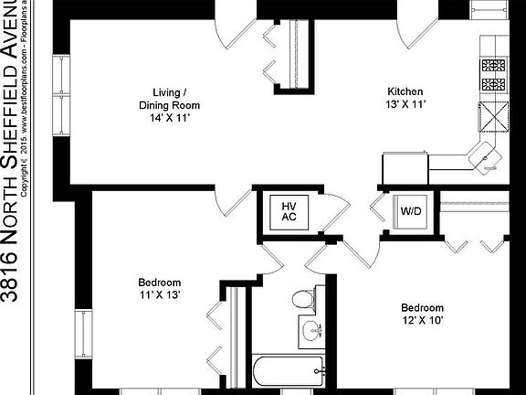 5th image of 3806 N Sheffield Ave #3