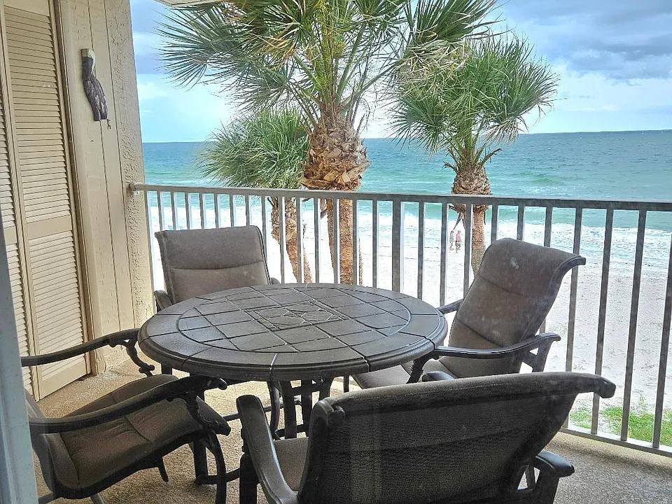 Balcony overlooking Gulf