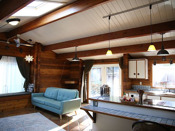 Living room to backyard