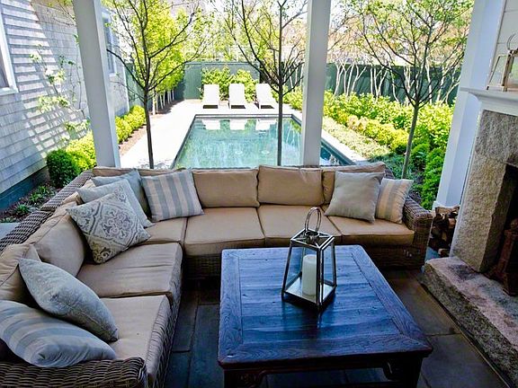 Living Area Overlooks Pool