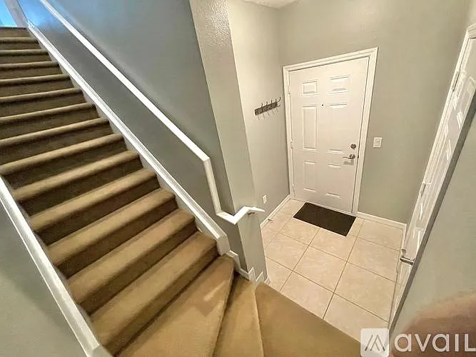 front door and garage entrance door